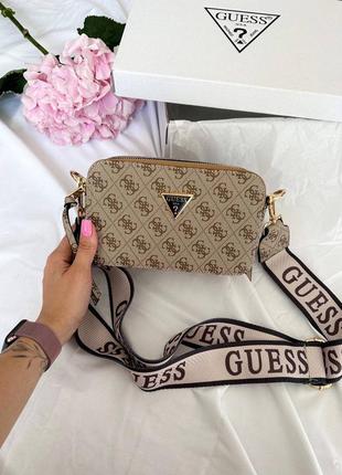 Сумка кроссбоді guess gold