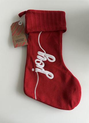 Носок для подарунків новорічний1 фото