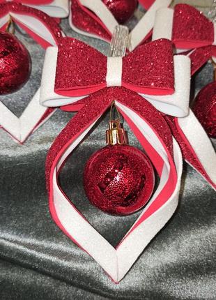 Новогодние украшения на елку с шариком2 фото