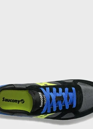 Чоловічі кросівки saucony shadow original 2108-819s 42 (8.5) black/lime/blue3 фото