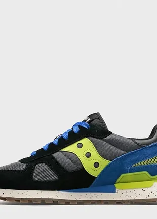 Чоловічі кросівки saucony shadow original 2108-819s 42 (8.5) black/lime/blue5 фото