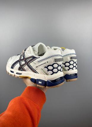 Всесизон термо мужские кроссовки asics gel-kahana 8 white blue/orange8 фото