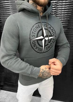 Чоловіча зимова кофта stone island3 фото