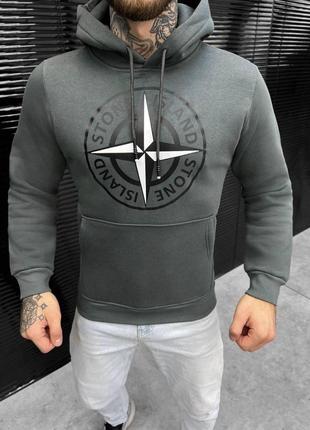 Чоловіча зимова кофта stone island1 фото