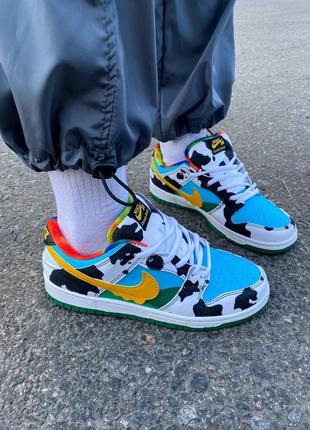 Кросівки корівка nike sb dunk ben & jerry’s