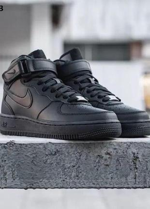 Мужские зимние кроссовки nike air force1 фото