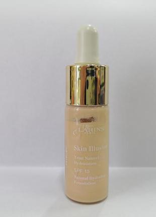 Clarins skin illusion natural hydrating foundation spf 15 - 105 nude - 1 шт.