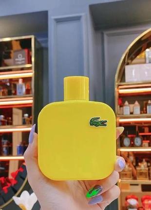 Lacoste eau de lacoste l.12.12 yellow jaune optimistic 100 ml туалетная вода мужская3 фото