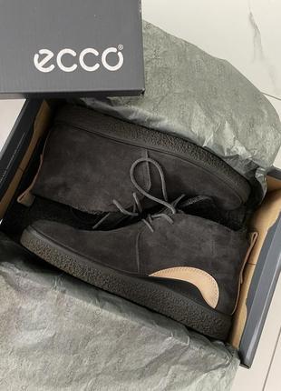 Замшеві черевики ecco crepetray