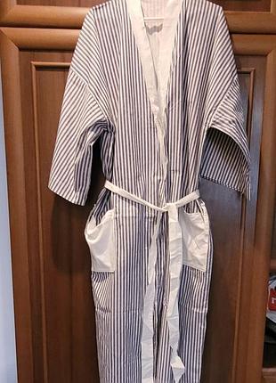 Халат бавовняний , стиль кімоно ikea
