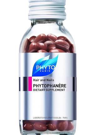 Phyto, добавка диетическая для волос и ногтей, 120шт3 фото