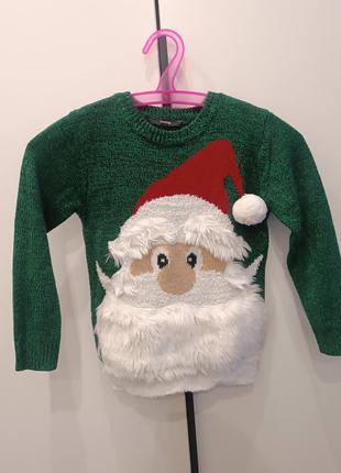 Рождественский свитер 4-5 лет