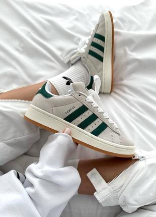 Классные женские кроссовки glassdoor istok adidas interview questions and answers premium бежевые с зелёным
