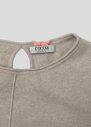 Кашеміровий джемпер светр cocoa cashmere london 100% кашемір7 фото