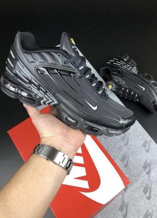 Мужские кроссовки nike air max plus 3 tn black Мужские кроссовки найк аир макс плюс 3 тн