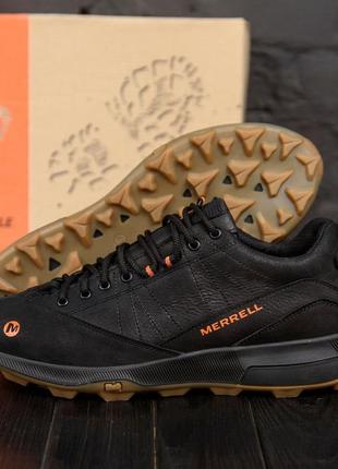 Чоловічі кросівки merrell з натуральної шкіри, мужские кожаные зимние кроссовки2 фото