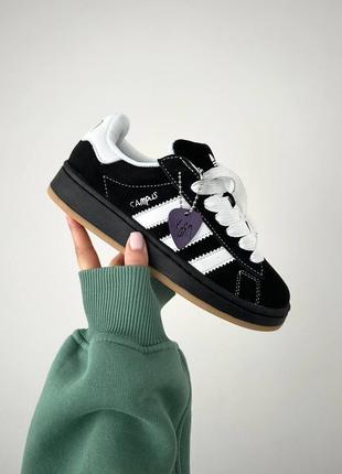 Крутейшие лимитированные кроссовки adidas campus x korn black premium чёрные