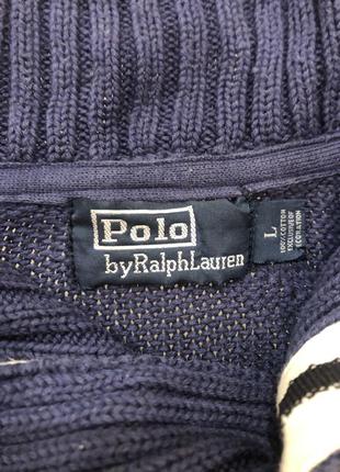 Теплий светр polo by ralph lauren (l/xl)6 фото