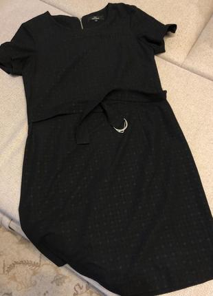 Черное платье next размера uk12, eur42, укр 46-484 фото