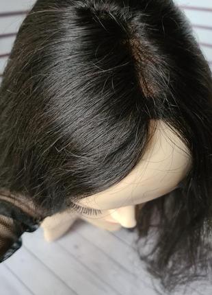 Полупарик накладка топпер 100% натуральный волос.