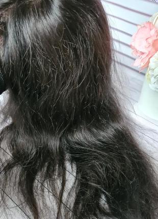 Полупарик накладка топпер 100% натуральный волос.