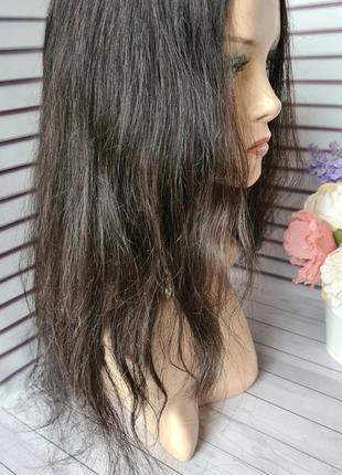 Полупарик накладка топпер 100% натуральный волос.