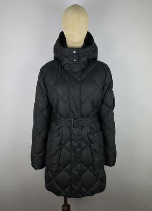 Оригинальный пуховик пальто burberry brit puffer quilted belted down jacket1 фото