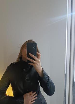 Винтажная кожаная куртка s-m7 фото
