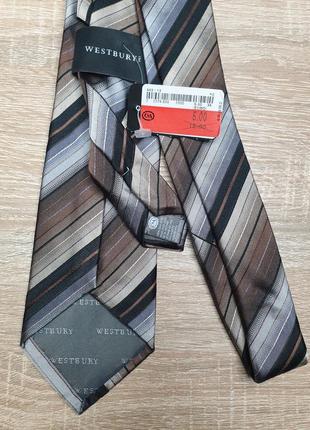 Краватка - westbury c&a - в смужку - шовкова чоловіча3 фото