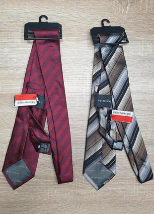 Краватка - westbury c&a - у смужку - шовкова чоловіча6 фото