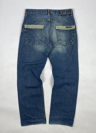 Оригінальні чоловічі джинси diesel regular fit blue denim jeans