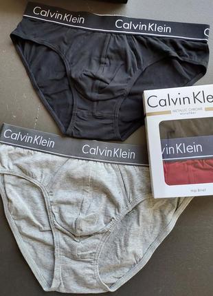 Мужские брифы/слипы в стиле calvin klein one премиум - 2 шт.