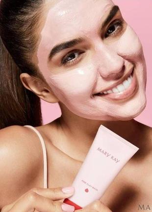 Обновляющая маска с розовой глиной