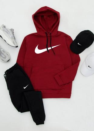 Не кошлатиться ❗️ теплый спортивный костюм на флисе nike