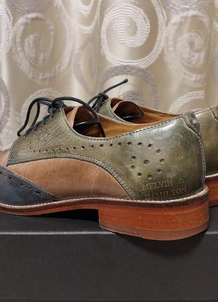 Высококачественные полностью кожаные брендовые туфли melvin &amp; hamilton3 фото