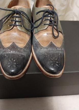 Высококачественные полностью кожаные брендовые туфли melvin &amp; hamilton5 фото