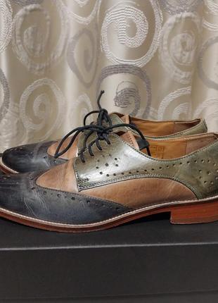 Высококачественные полностью кожаные брендовые туфли melvin &amp; hamilton2 фото