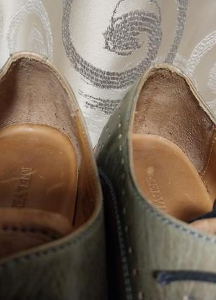 Высококачественные полностью кожаные брендовые туфли melvin &amp; hamilton6 фото
