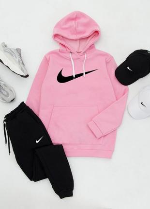 Не кошлатиться ❗️ теплый спортивный костюм на флисе nike