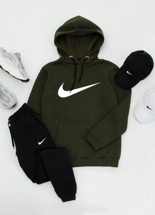 Не кошлатиться ❗️ теплый спортивный костюм на флисе nike