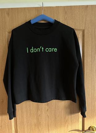 Свитшот с неоновой надписью sinsay,l- xl