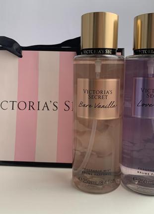 Набор - 2 шт мист, парфюмированный спрей для тела victoria secret оригинал миста, mist