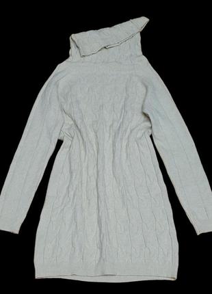 Платье туника вязаное, длинный свитер2 фото