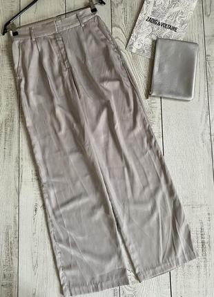 Атласные брюки палаццо h&amp;m pp s-m1 фото