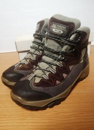 Треккинговые ботинки scarpa gore-tex