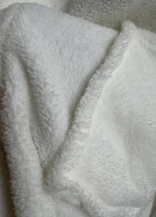 ❤️❤️❤️шикарный брендовый теплый халат в молочном цвете5 фото