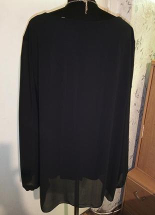 Италия,нарядная блузка-трапеция с "колье" из жемчуга,большого размера,italy3 фото