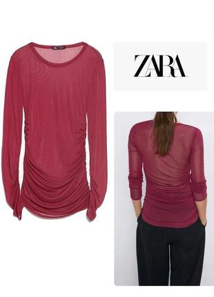 Сетка кофта zara