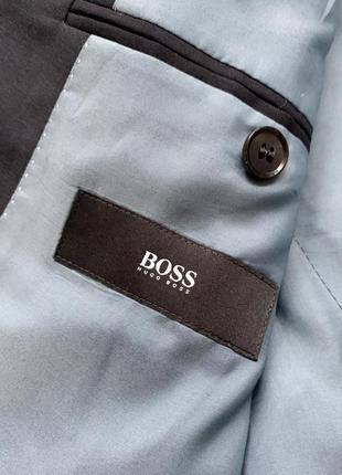 Пиджак, жакет, блейзер, оверсайз, классический, черный, бос, hugo boss, boss7 фото