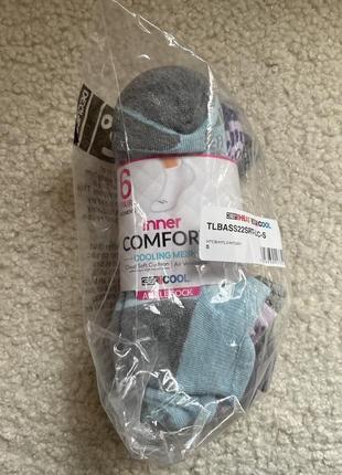 Набір жіночих шкарпеток (6 пар) 32women women's 6 pack cool comfort ankle running socks5 фото